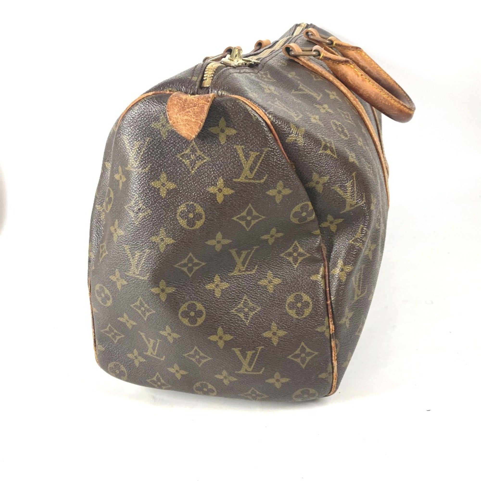 Louis Vuitton Brown Monogram Boston Bag