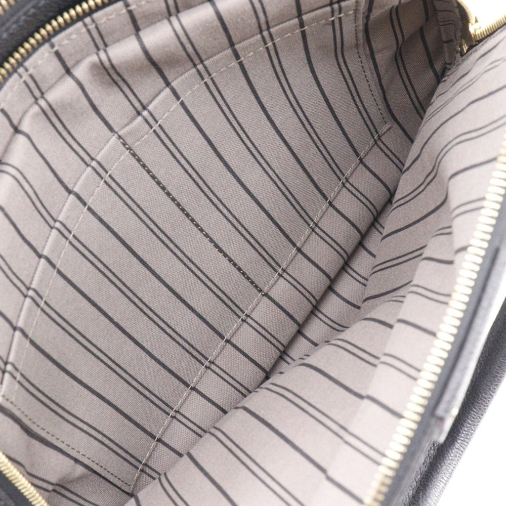 Louis Vuitton Black Noir Monogram Empreinte Handbag