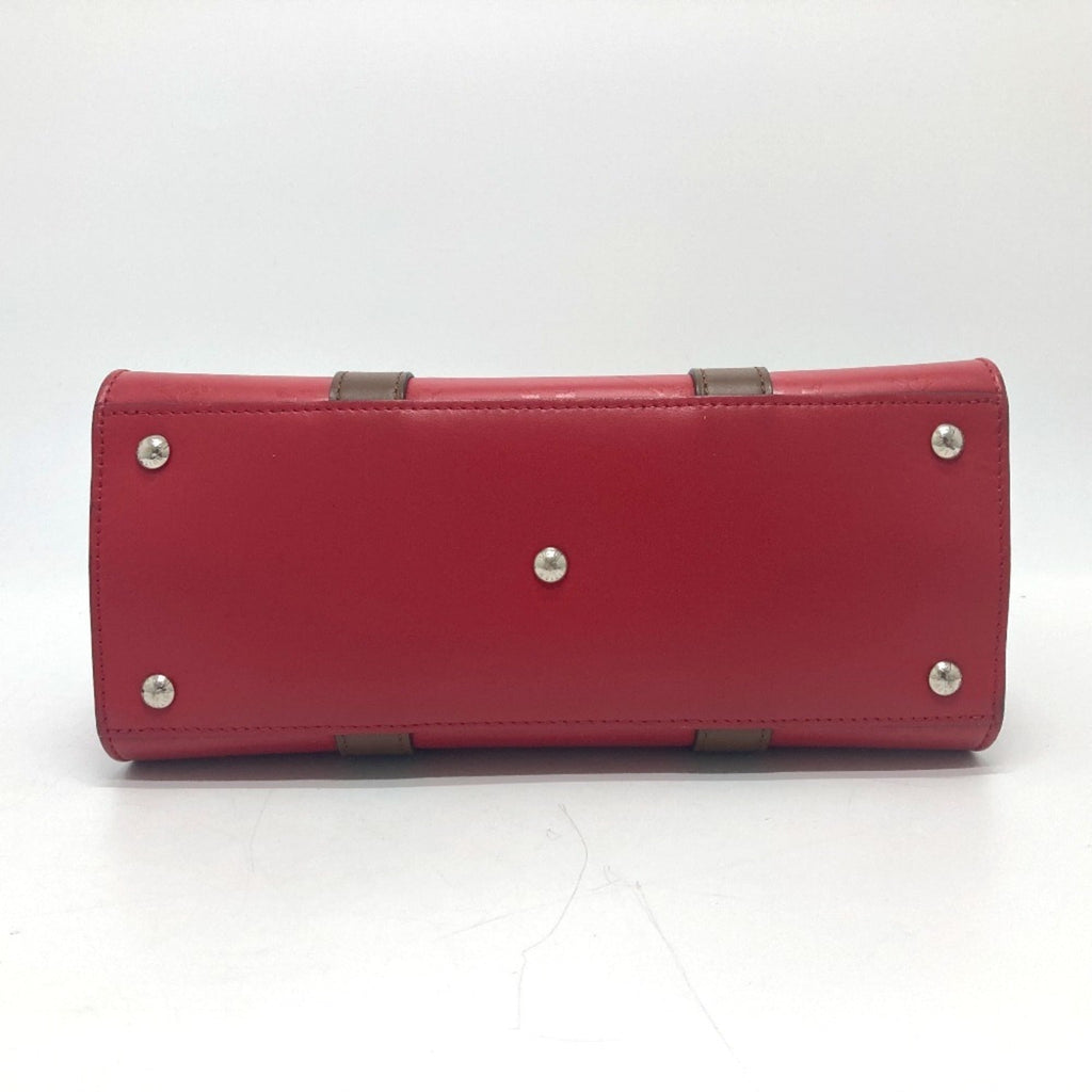Louis Vuitton Red Color Leather Tote Bag
