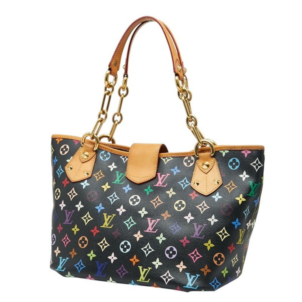 Louis Vuitton Black Multi-Color Noir Pvc Leather Shoulder Bag Tote Bag