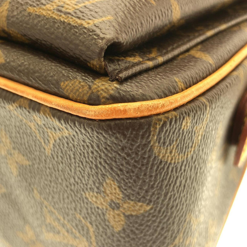 Louis Vuitton Marron Coated Canvas Shoulder Bag
