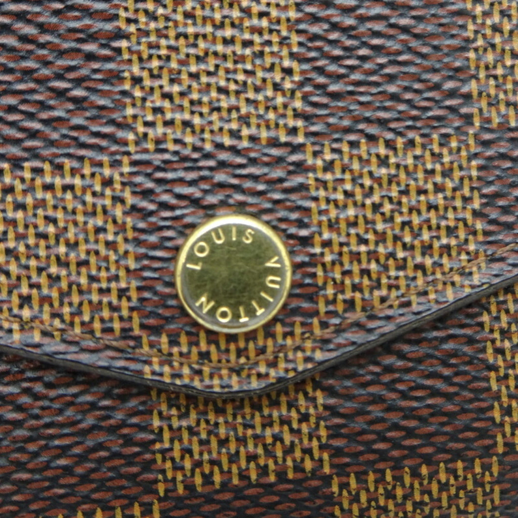 Louis Vuitton Damier Brown Damier Canvas Galle Coin Purse/Coin Case