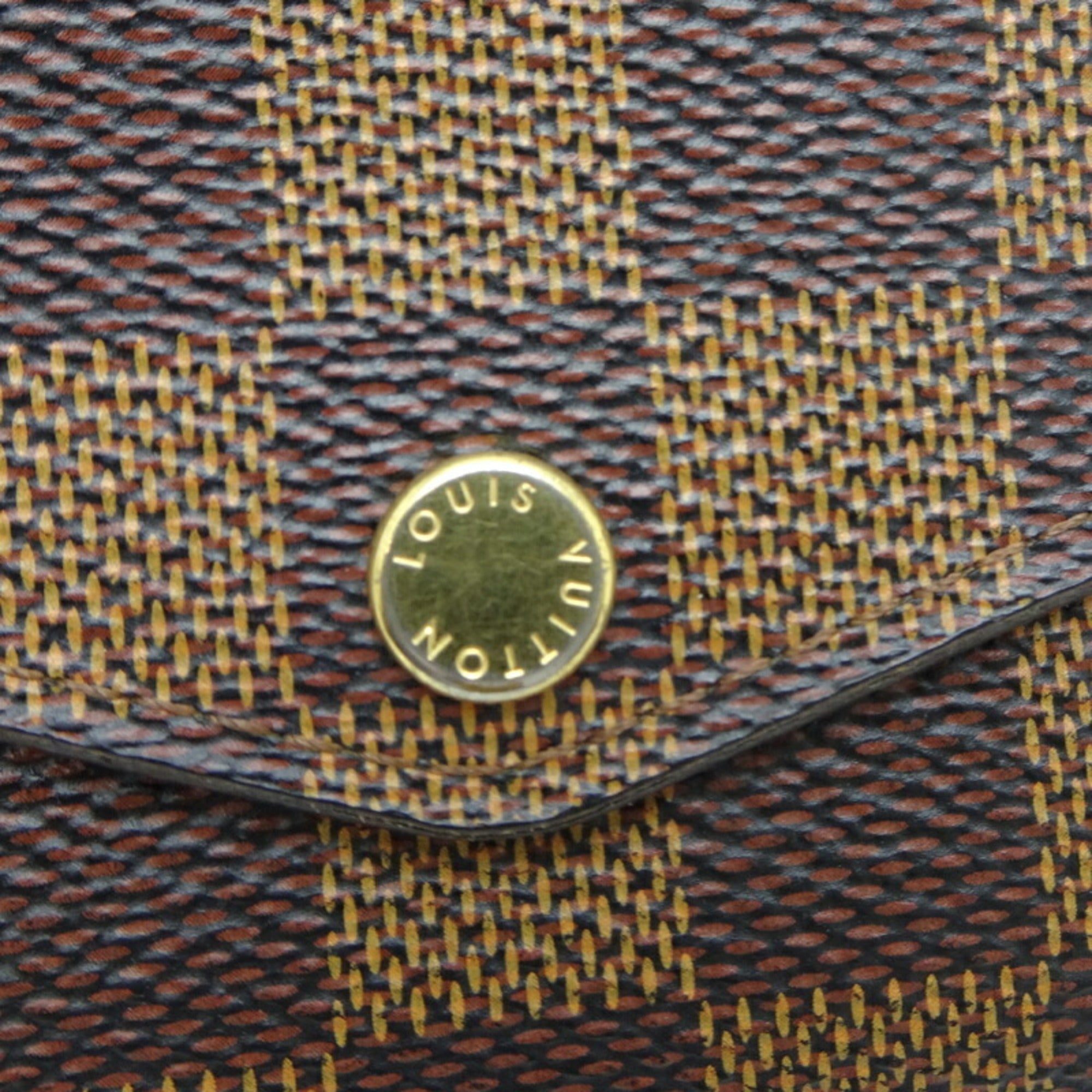 Louis Vuitton Damier Brown Damier Canvas Galle Coin Purse/Coin Case