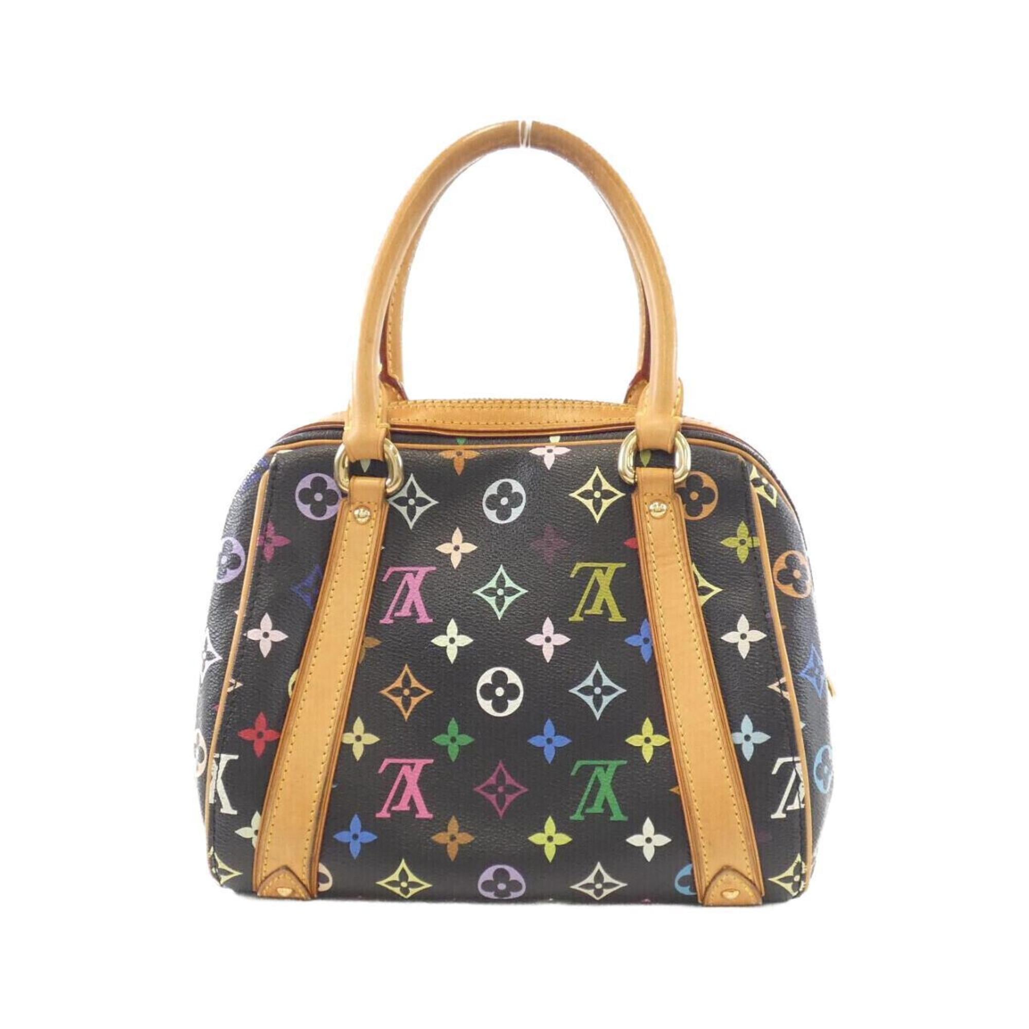 Louis Vuitton Black Multi-Color Coated Canvas Handbag