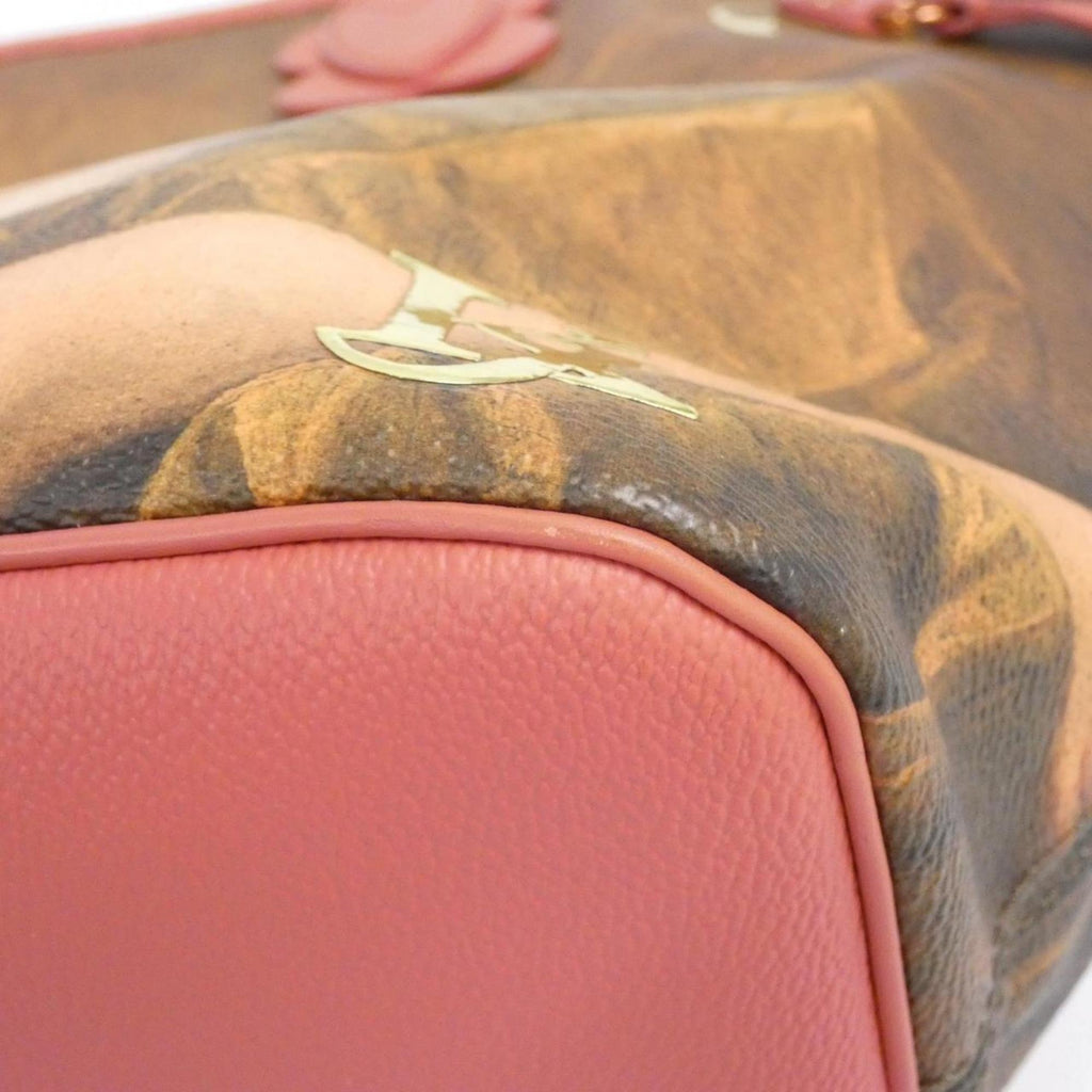 Louis Vuitton Corail Coated Canvas Handbag Pouch