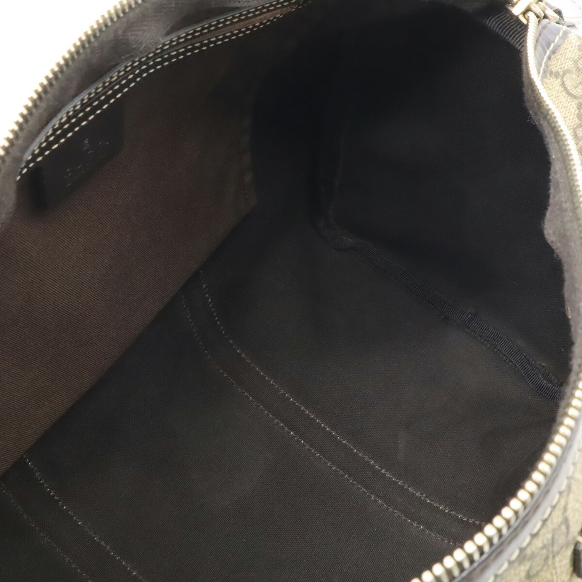 Gucci Beige Dark Brown Gg Supreme Handbag (Pre-Owned)