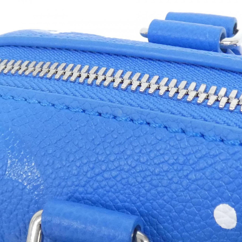 Louis Vuitton Blue Leather Shoulder Bag