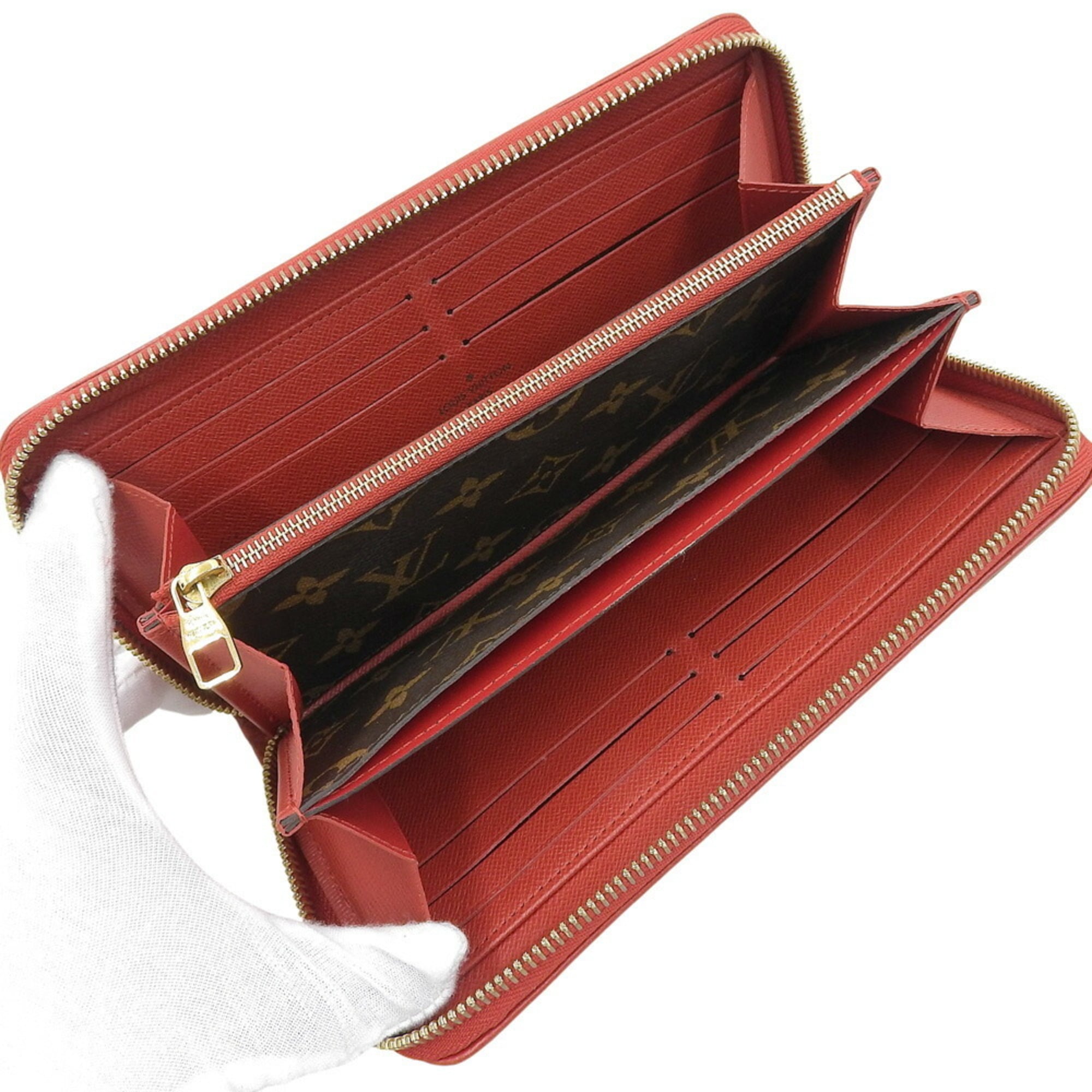 Louis Vuitton Monogram Red Color Pvc Long Wallet