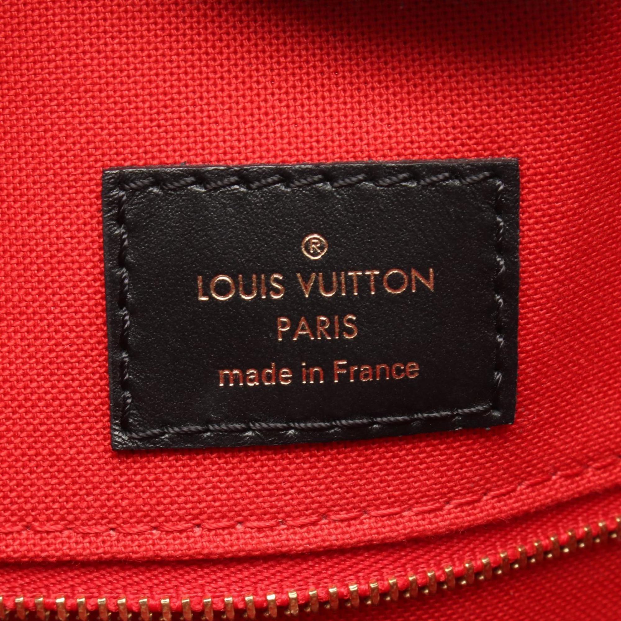 Louis Vuitton Brown Coated Canvas Monogram Reverse Pvc Leather Shoulder Bag