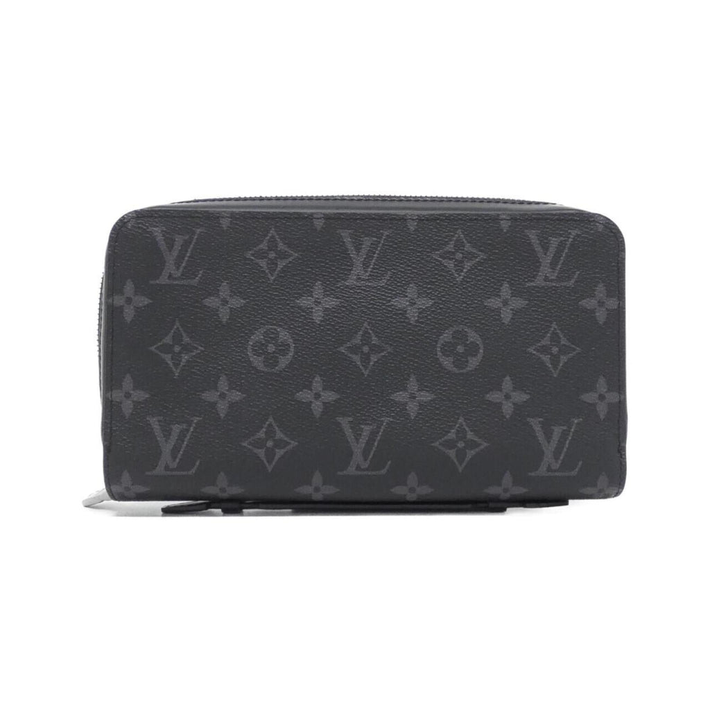 Louis Vuitton Black Coated Canvas Long Wallet