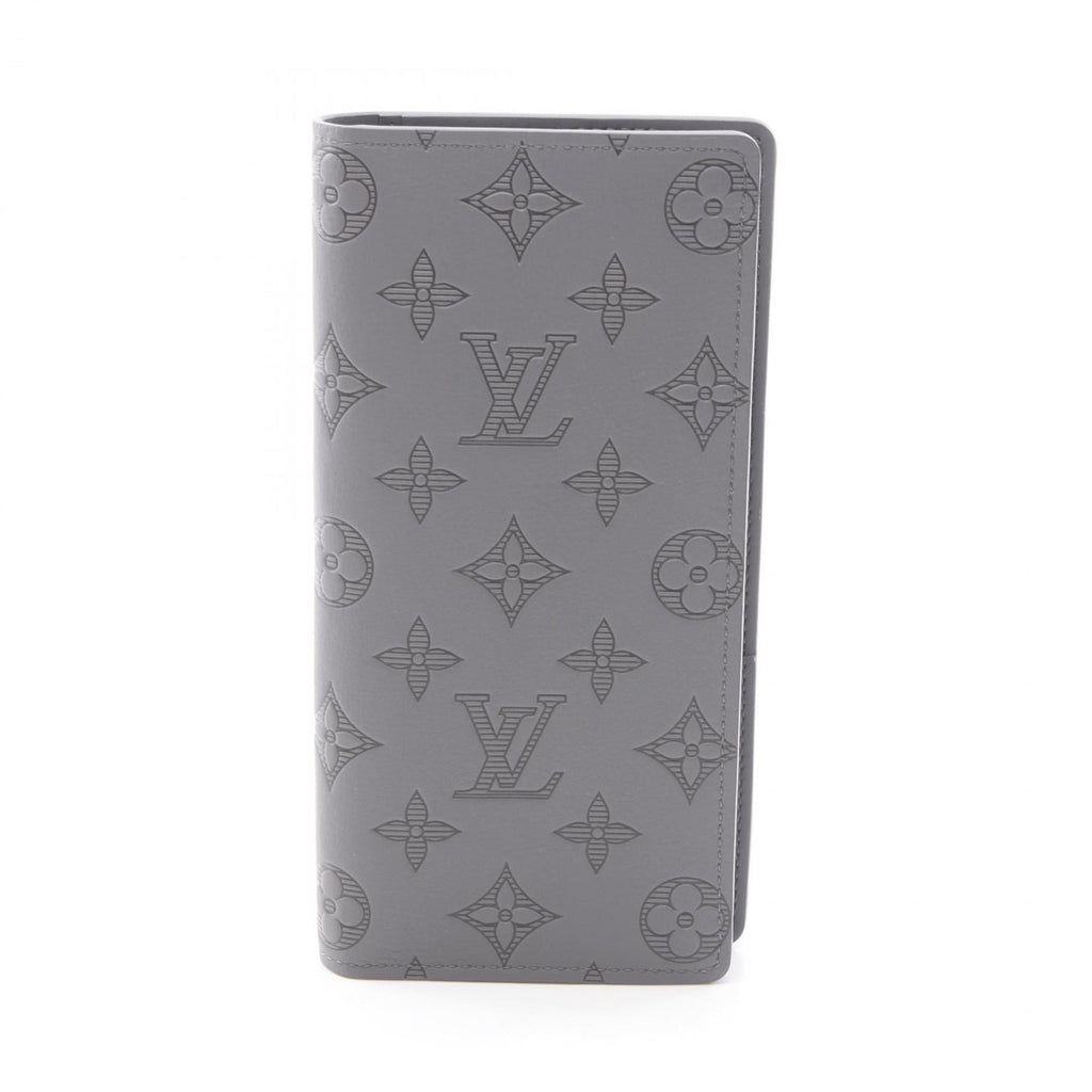 Louis Vuitton Gray Monogram Shadow Long Wallet