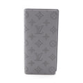 Louis Vuitton Gray Monogram Shadow Long Wallet