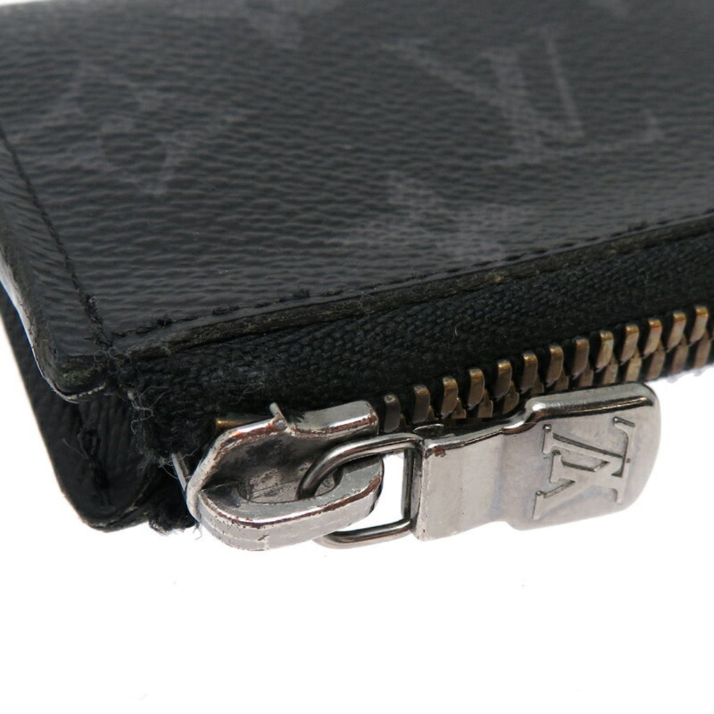 Louis Vuitton Black Monogram Eclipse Monogram Eclipse Coin Purse/Coin Case