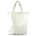 Chanel White Leather Shoulder Bag Tote Bag