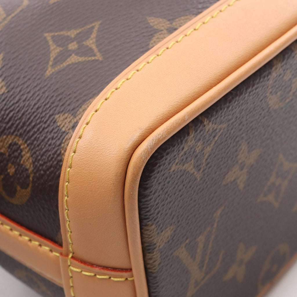 Louis Vuitton Brown Pvc Coated Canvas Leather Handbag