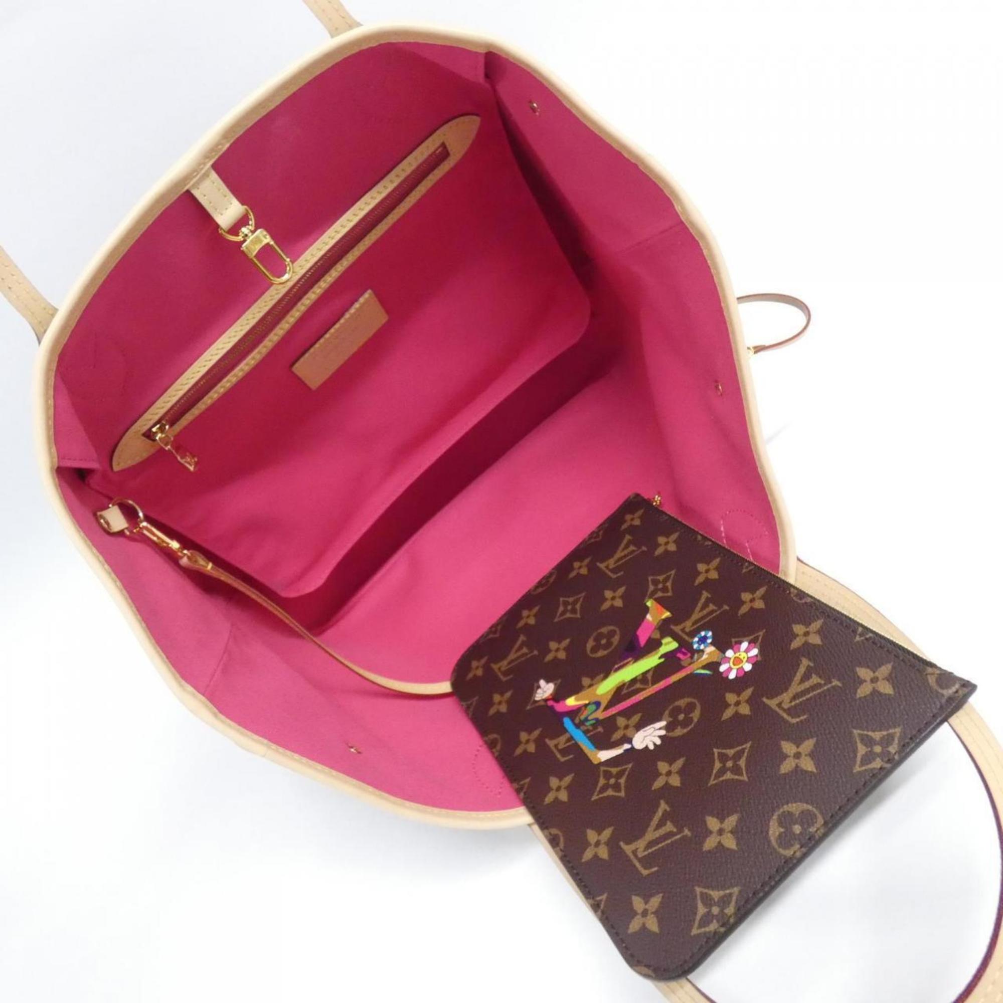 Louis Vuitton Marron Coated Canvas Handbag