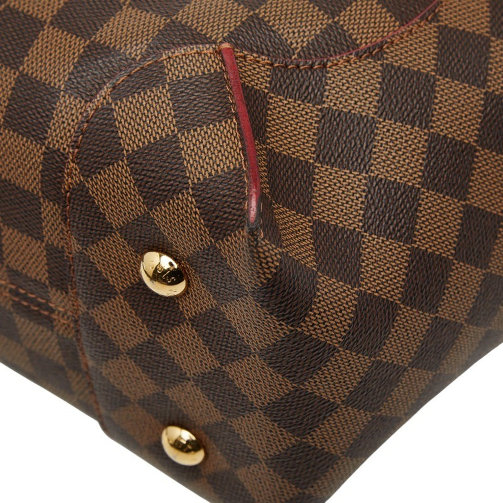 Louis Vuitton Brown Red Color Pvc Leather Shoulder Bag