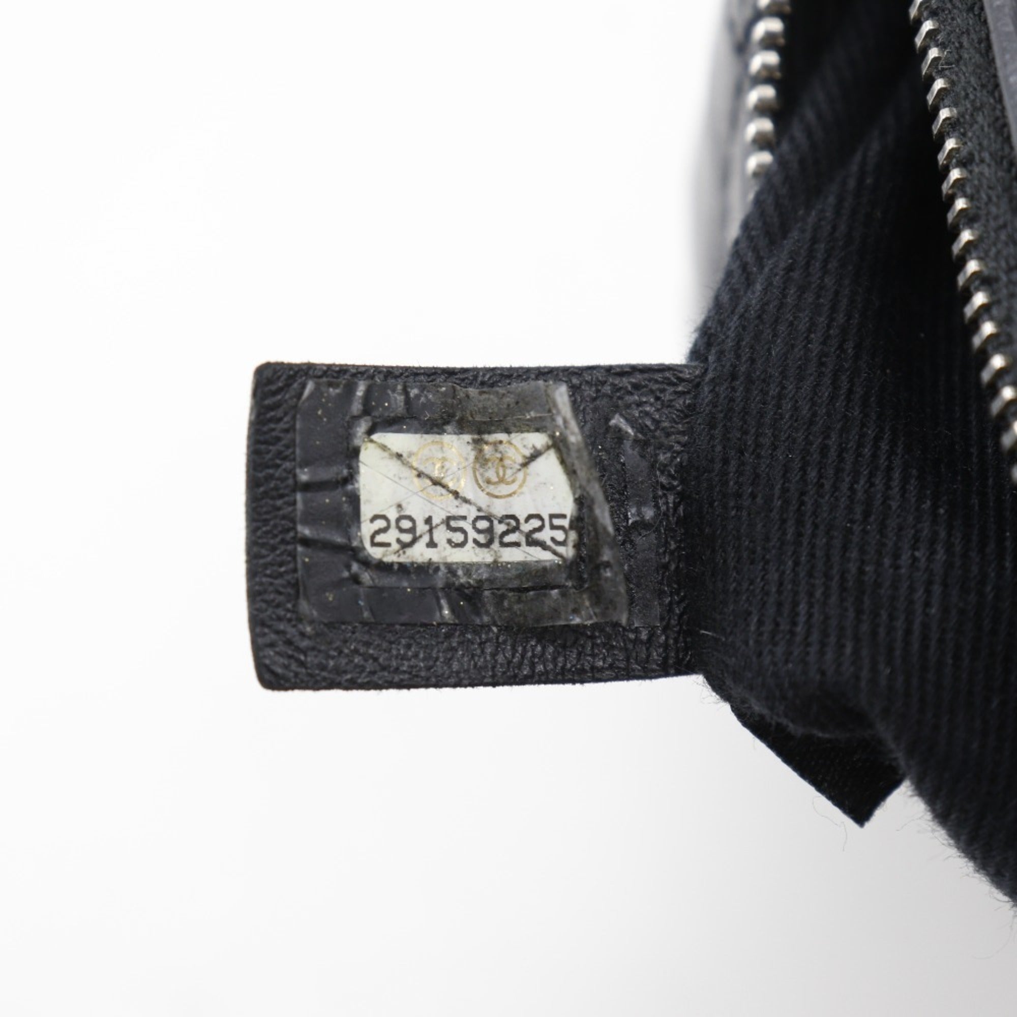 Chanel Black Leather Fanny Pack Sling Bag
