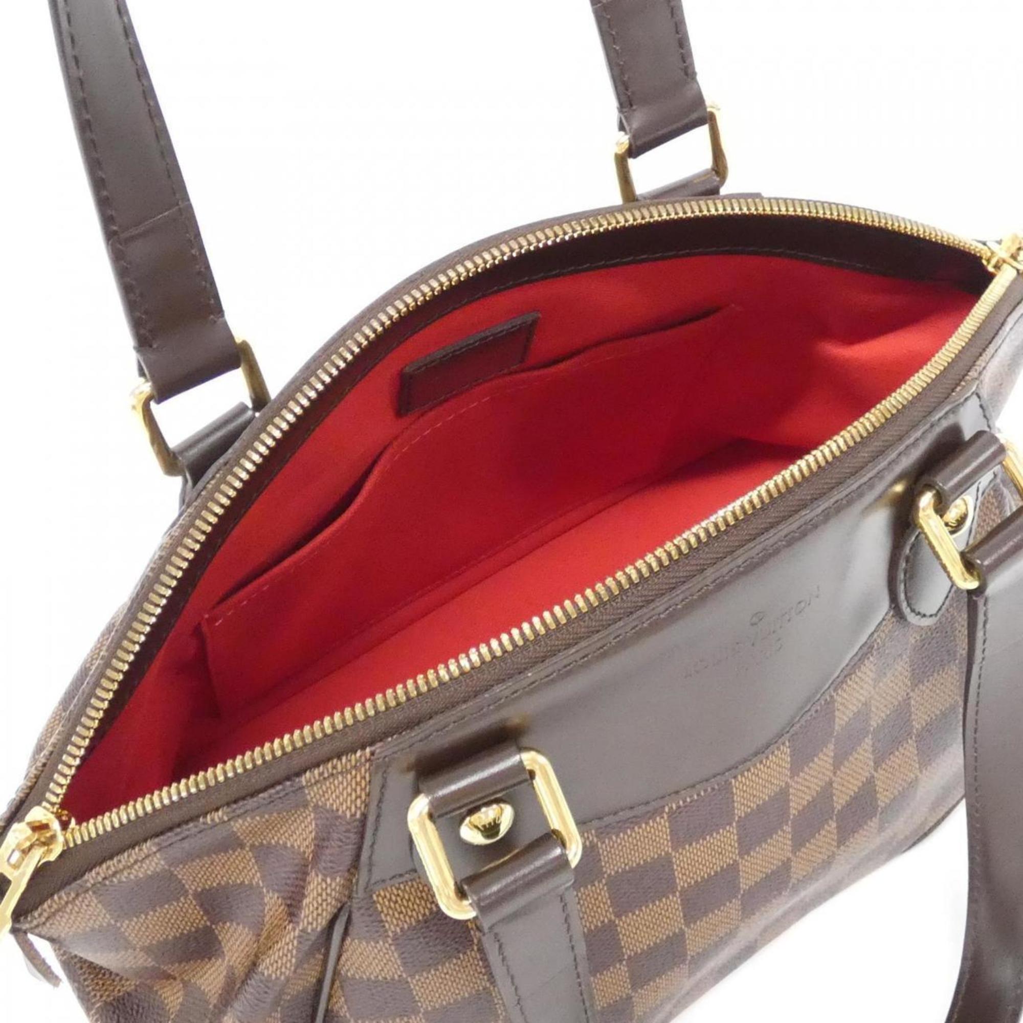 Louis Vuitton Brown Coated Canvas Handbag