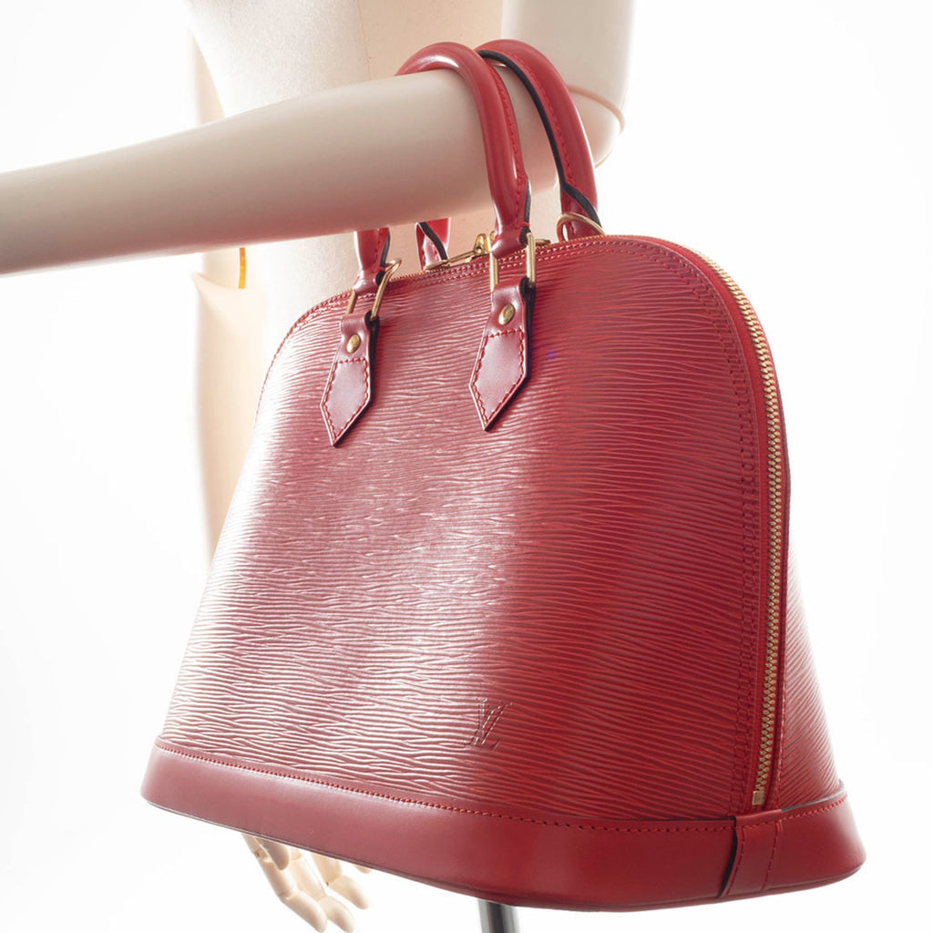 Louis Vuitton Castilian Red Epi Leather Handbag