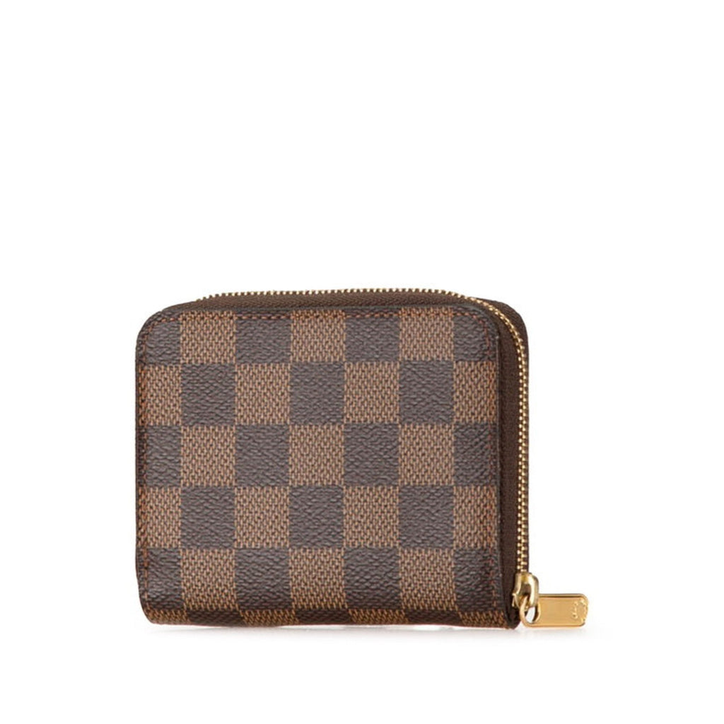 Louis Vuitton Brown Pvc Coin Purse/Coin Case