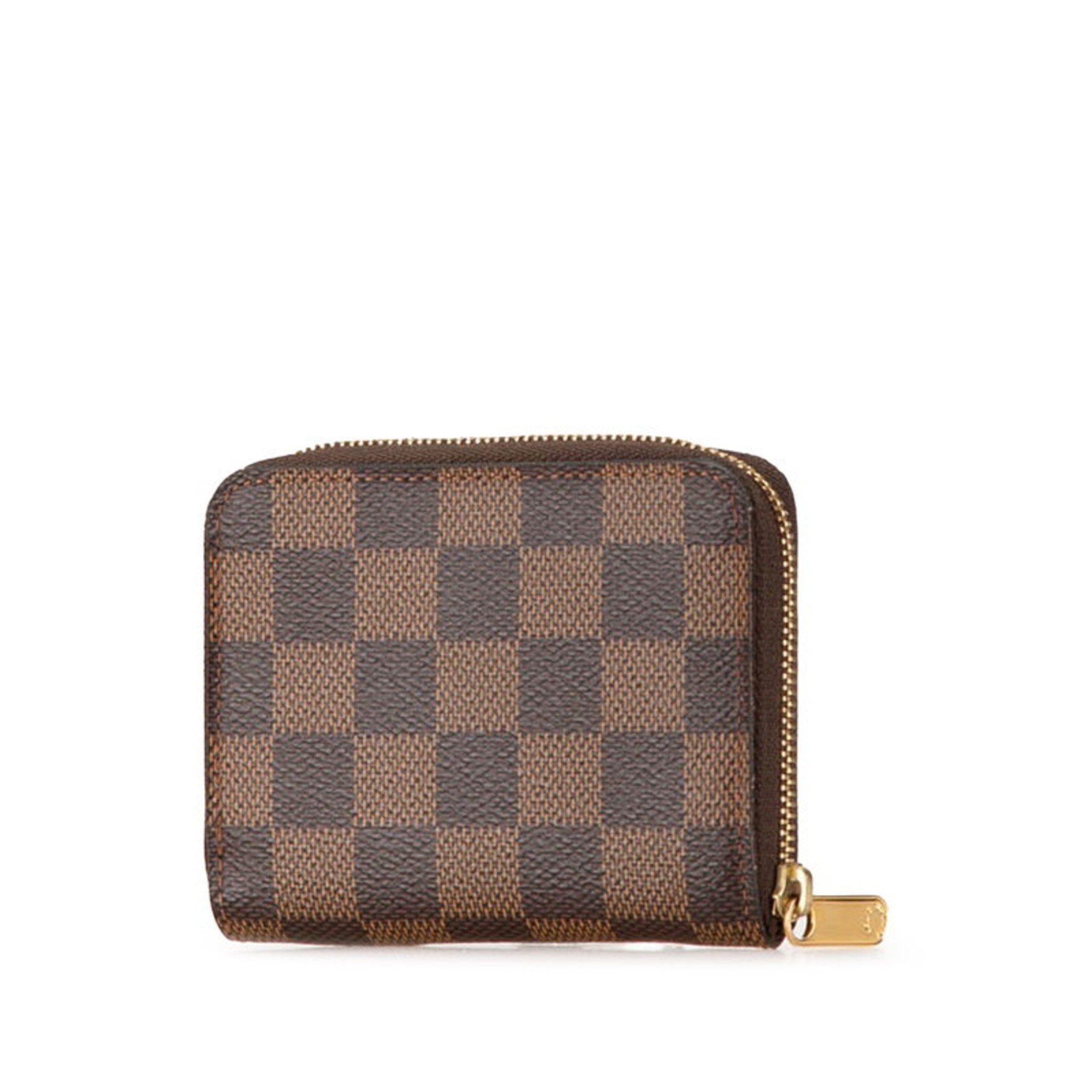 Louis Vuitton Brown Pvc Coin Purse/Coin Case
