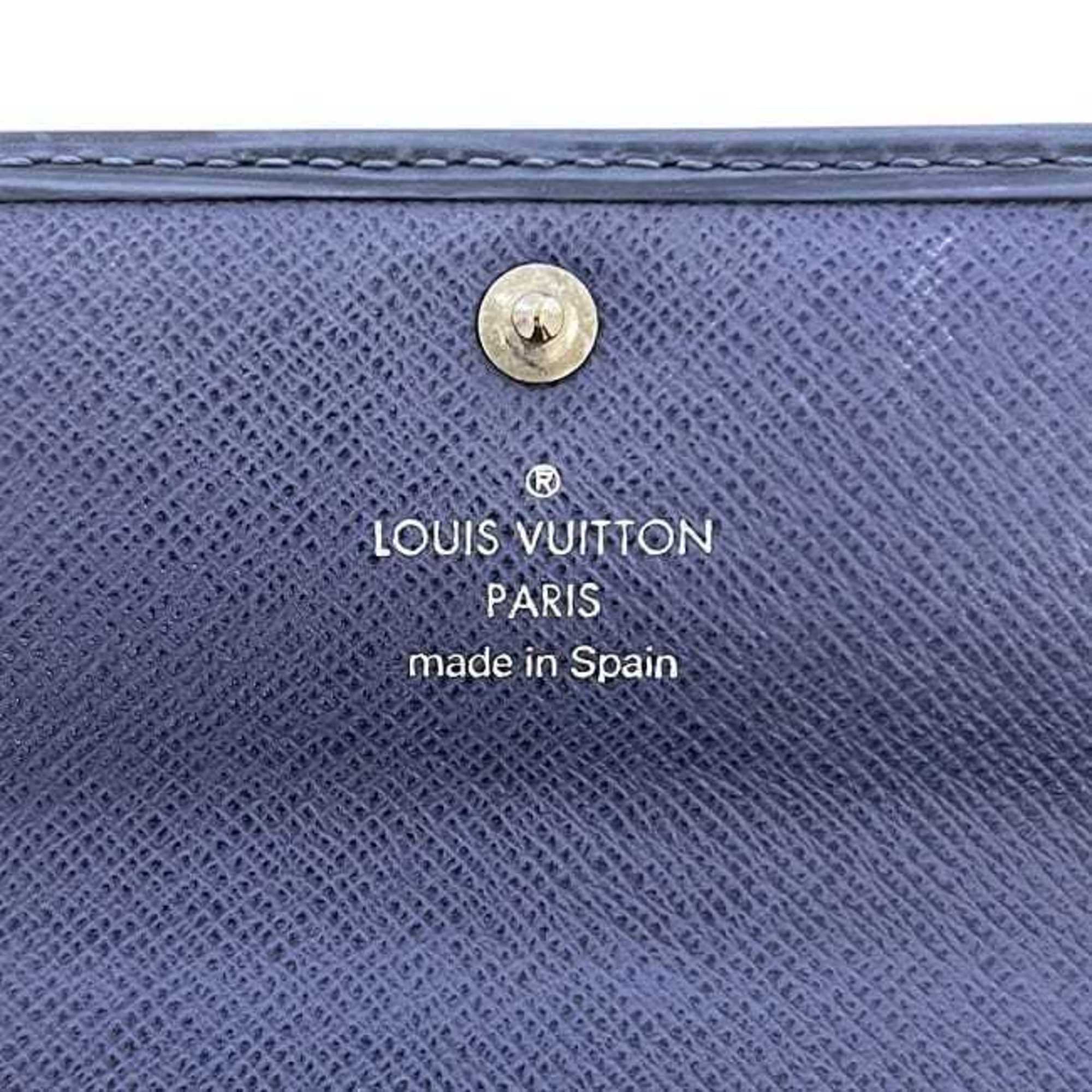 Louis Vuitton Blue Myrtille Epi Leather Long Wallet