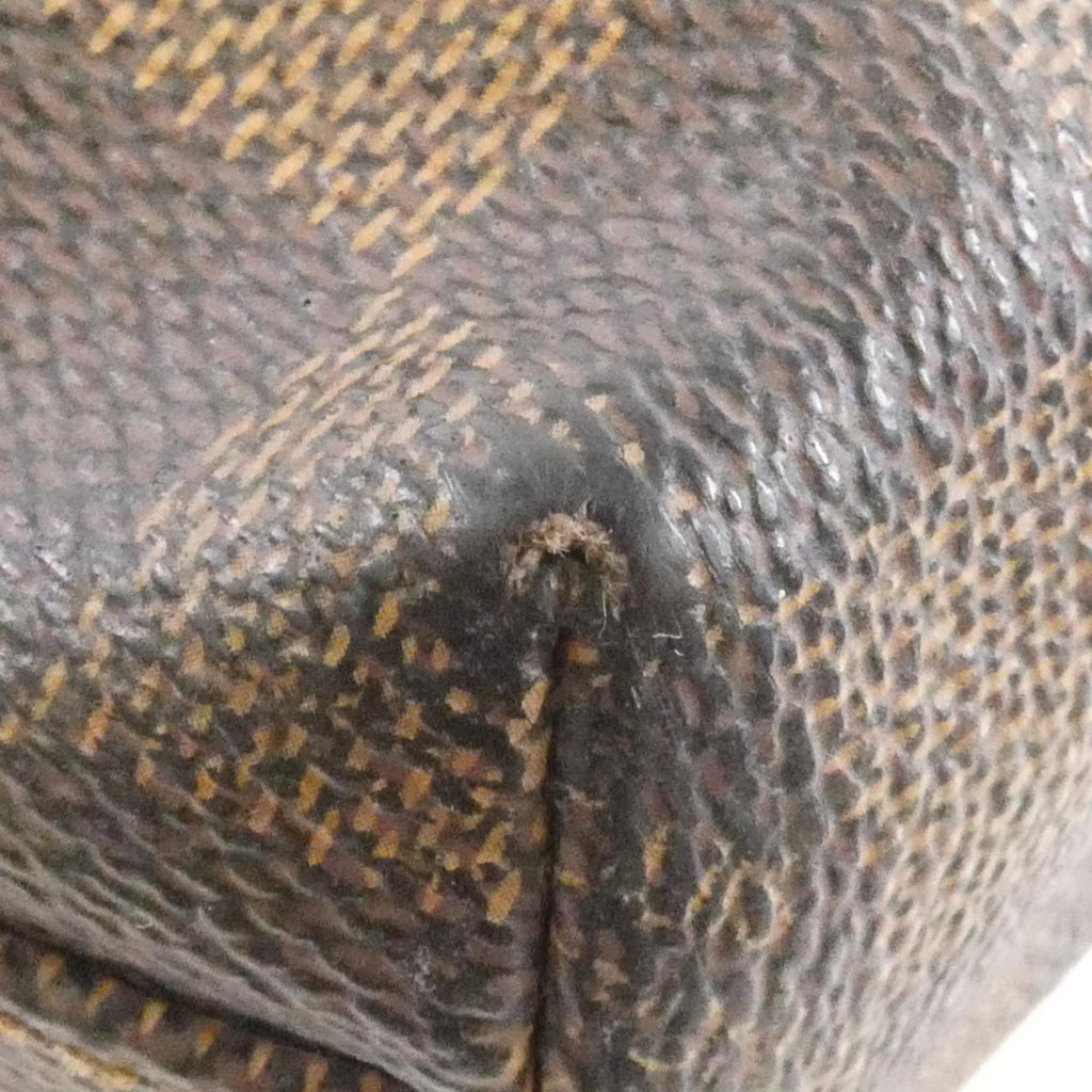 Louis Vuitton Brown Coated Canvas Handbag