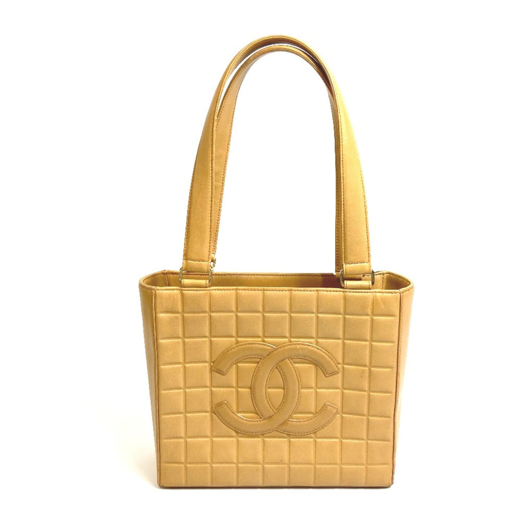 Chanel Beige Leather Tote Bag
