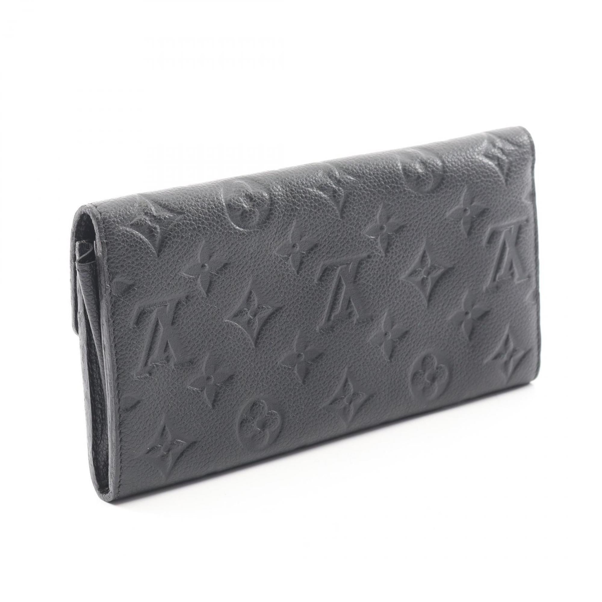 Louis Vuitton Infini Navy Monogram Empreinte Long Wallet