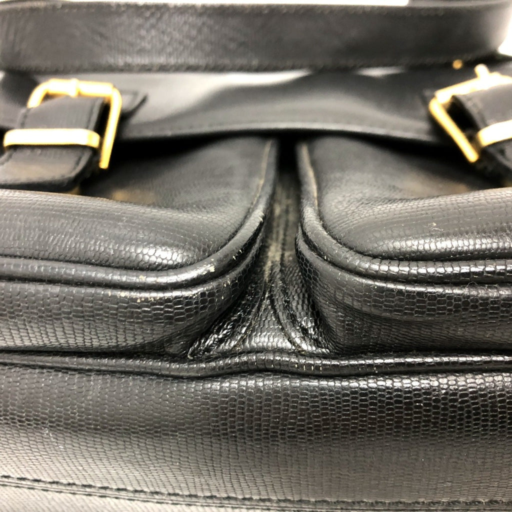 Celine Black Leather Shoulder Bag