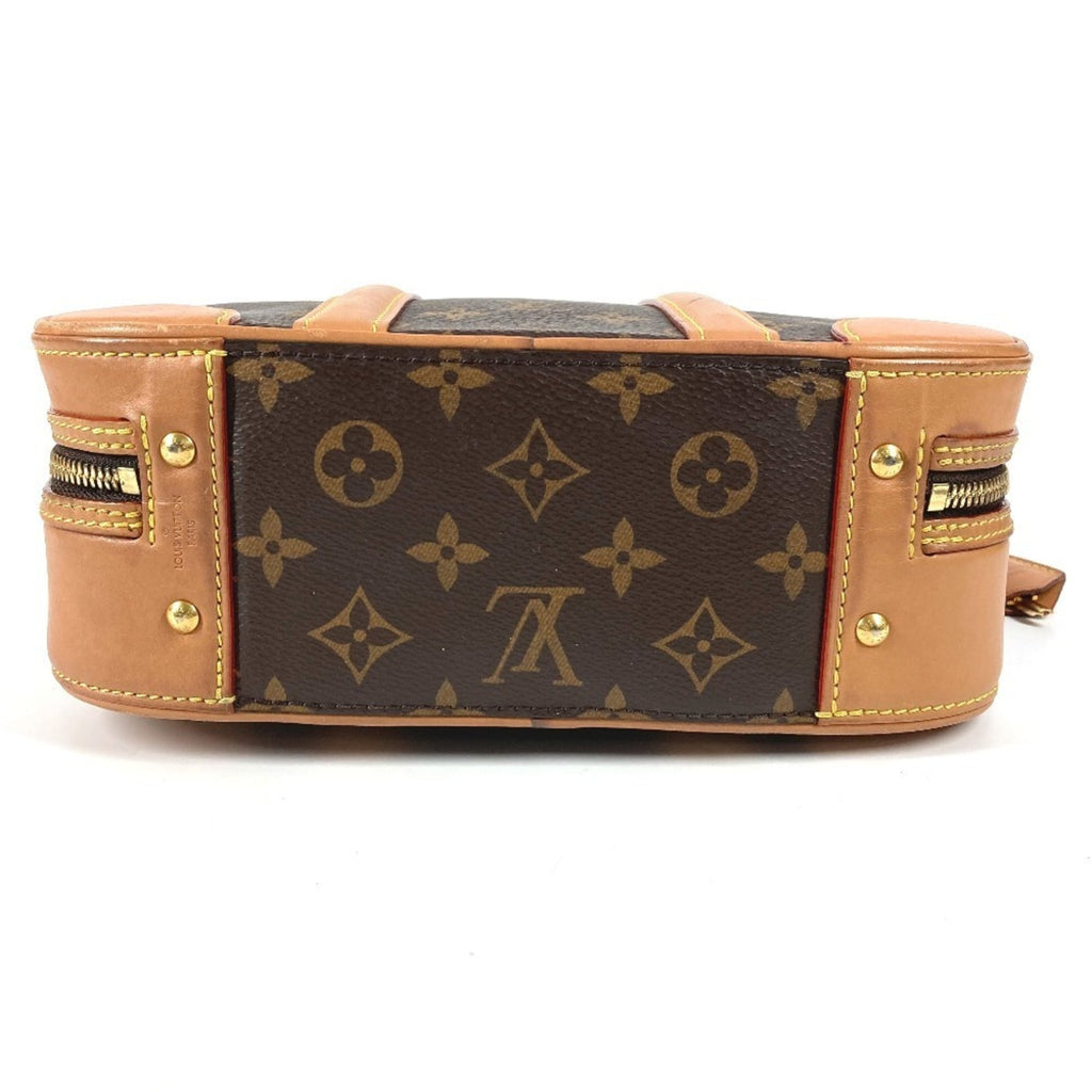 Louis Vuitton Brown Monogram Boston Bag Handbag Shoulder Bag