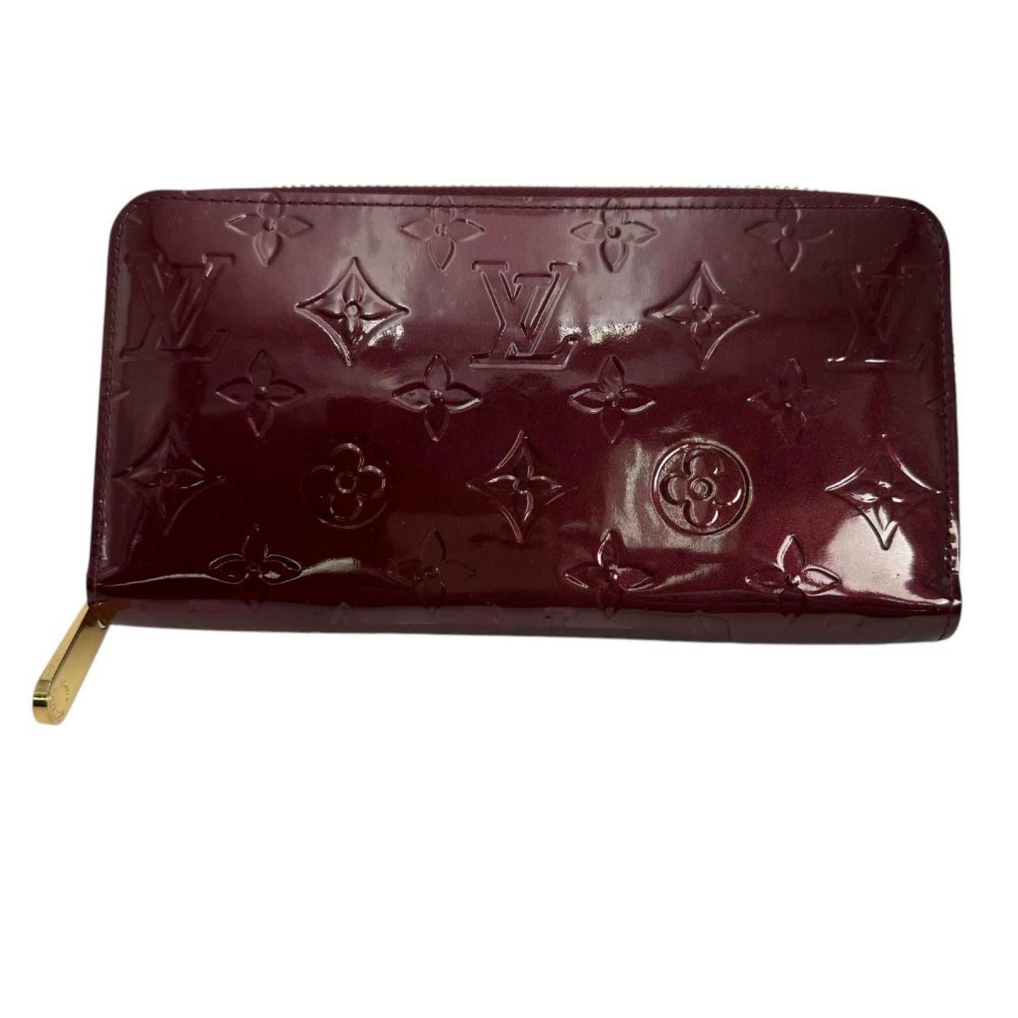 Louis Vuitton Monogram Vernis Magenta Monogram Vernis Long Wallet