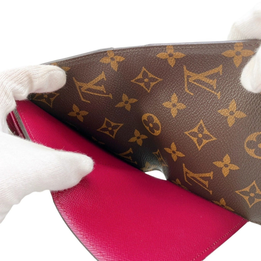 Louis Vuitton Monogram Fuchsia Monogram Epi Leather Wallet (Tri-Fold)