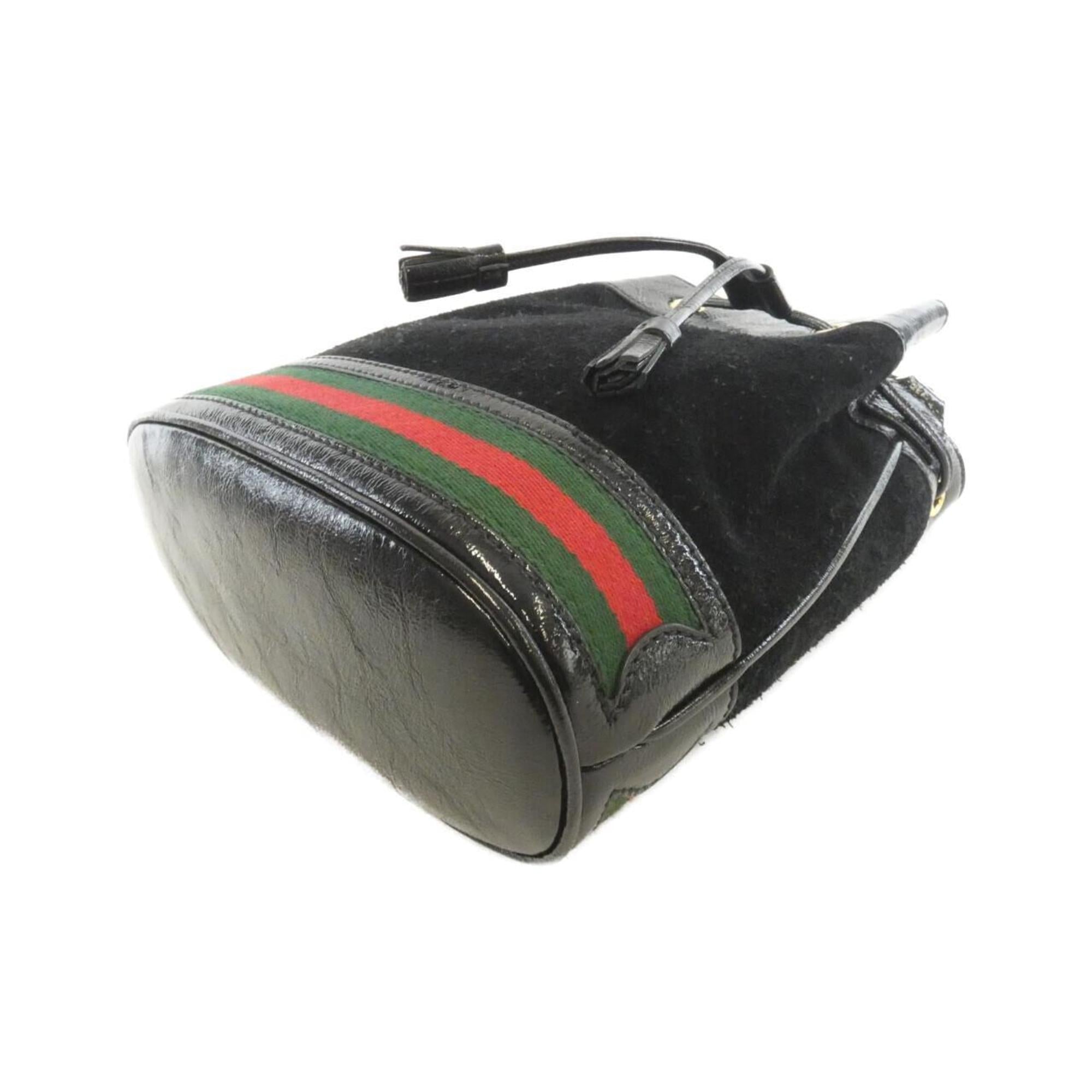 Gucci Black Suede Handbag (Pre-Owned)