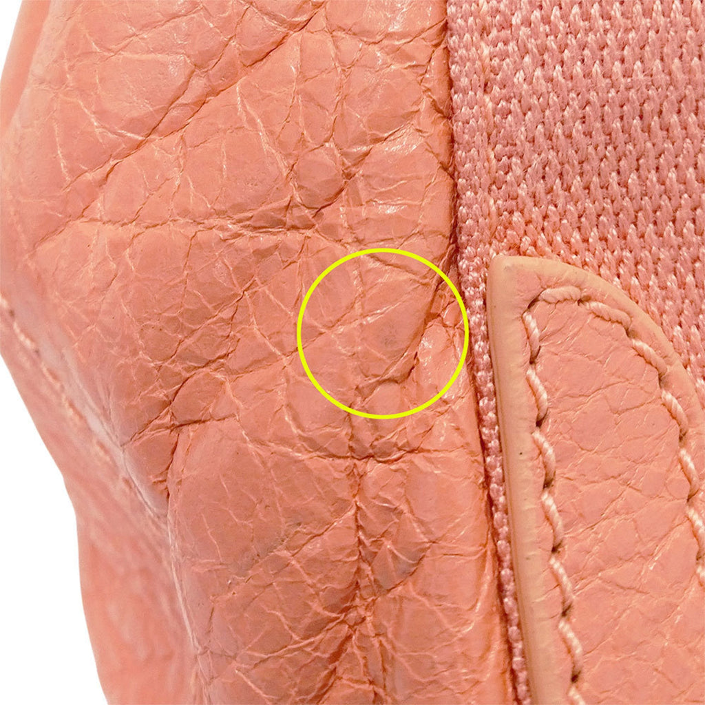 Balenciaga Salmon Pink Leather Handbag Shoulder