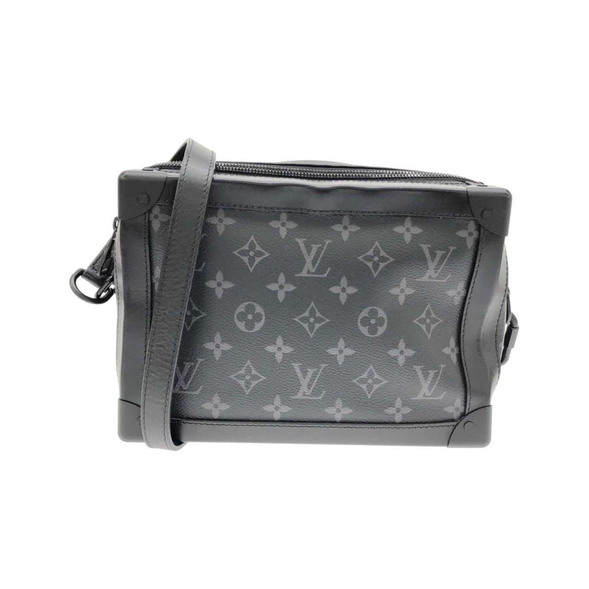 Louis Vuitton Black Coated Canvas Shoulder Bag