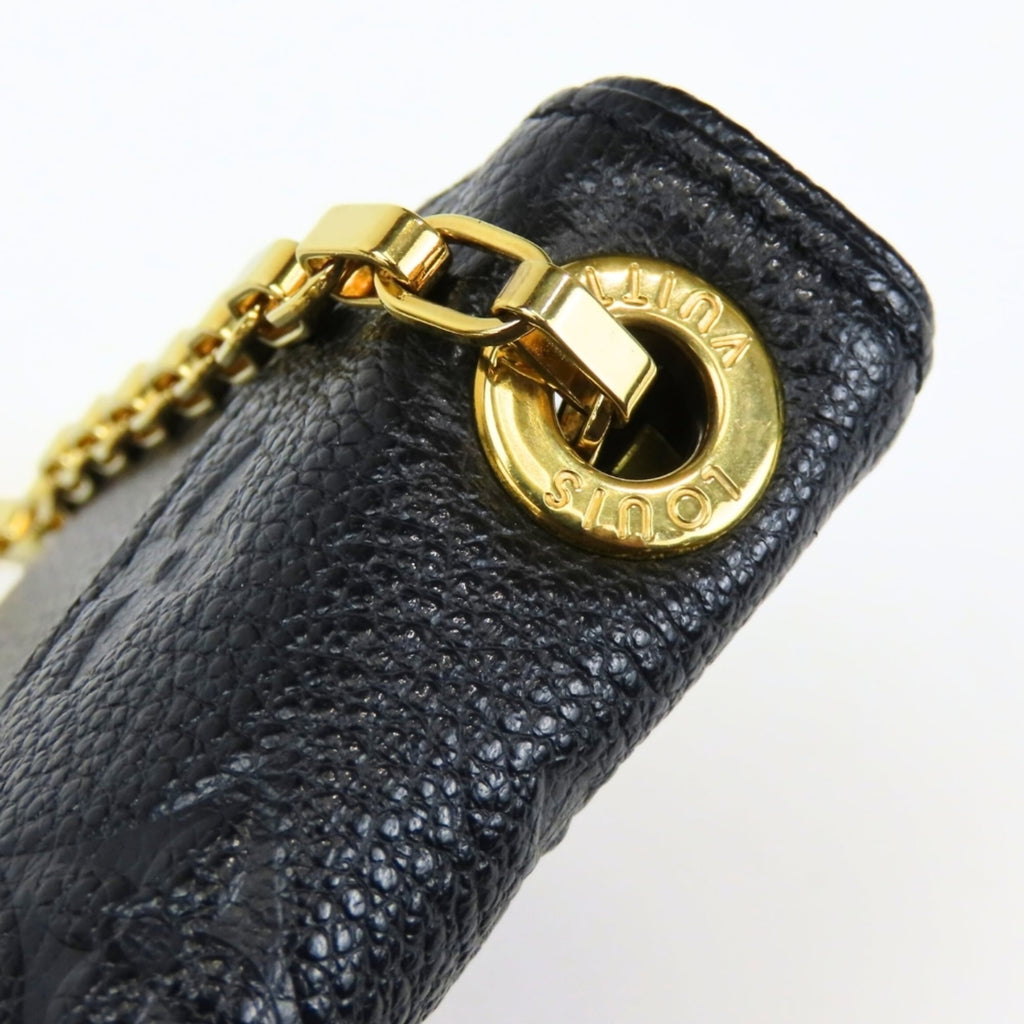 Louis Vuitton Noir Monogram Empreinte Pochette Shoulder Bag