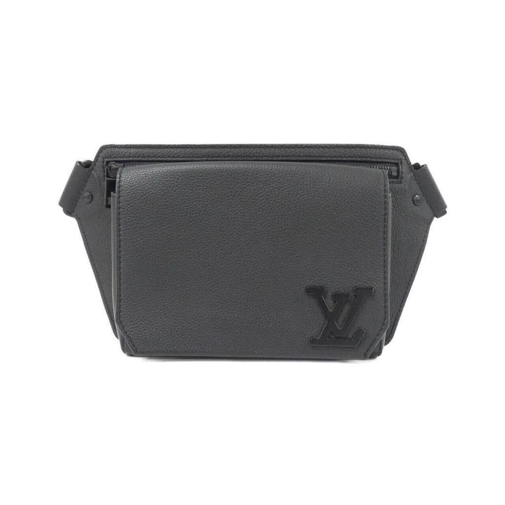 Louis Vuitton Black Leather Shoulder Bag