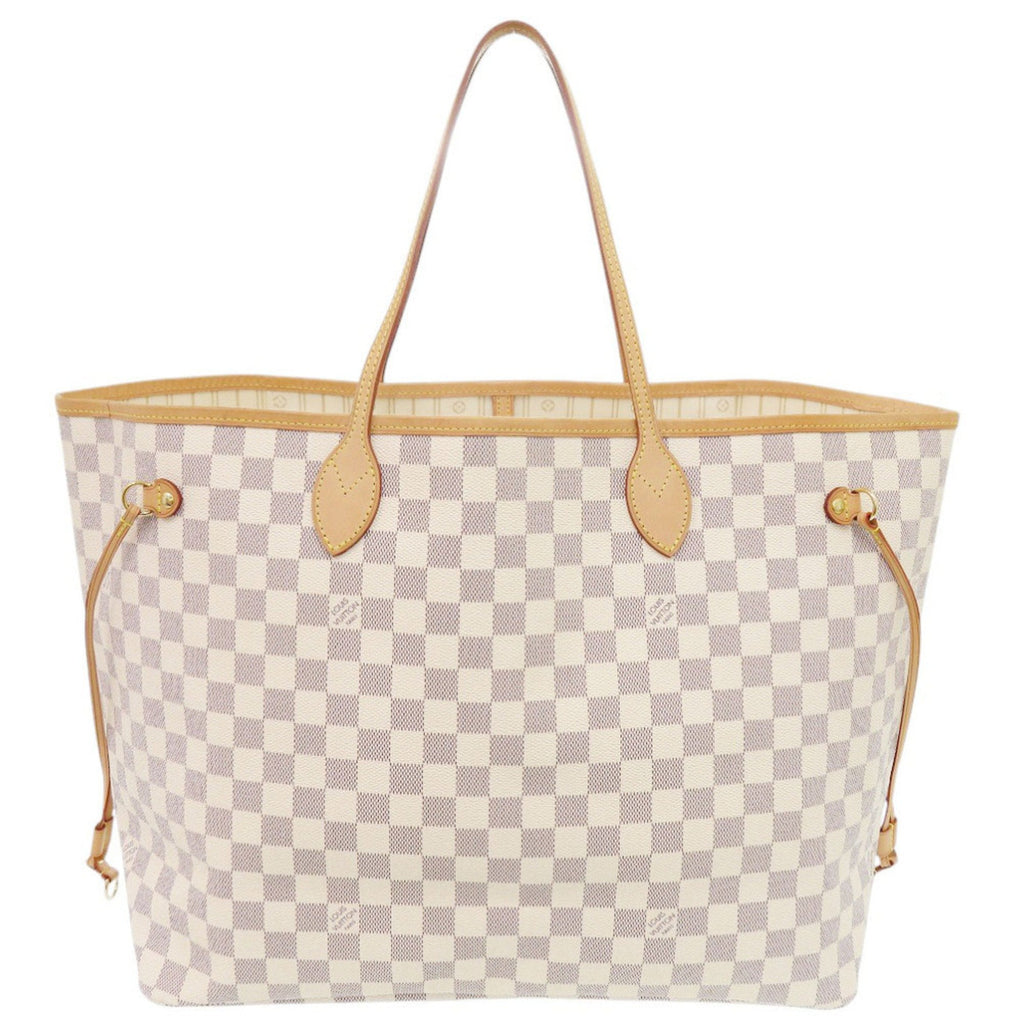 Louis Vuitton White Damier Azur Tote Bag