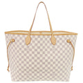 Louis Vuitton White Damier Azur Tote Bag