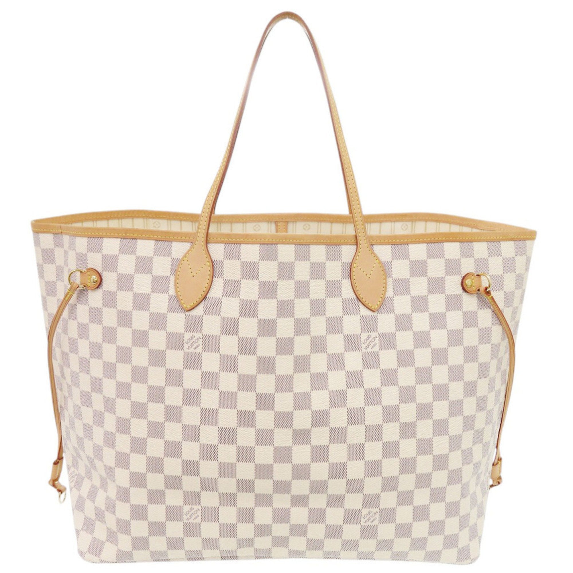 Louis Vuitton White Damier Azur Tote Bag