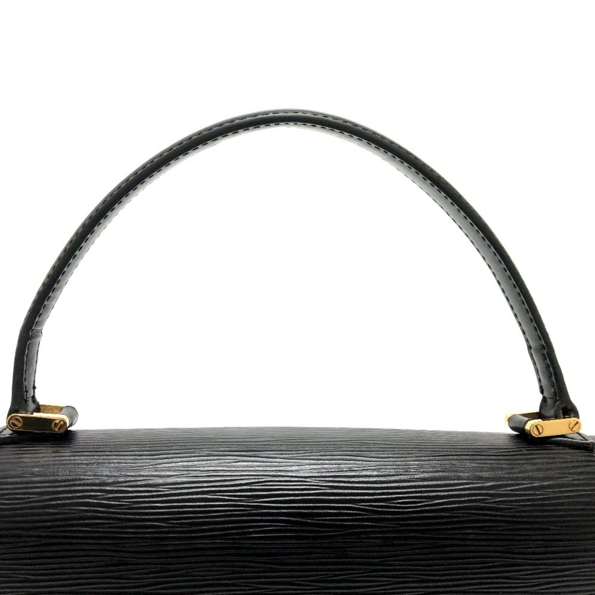 Louis Vuitton Black Epi Leather Handbag