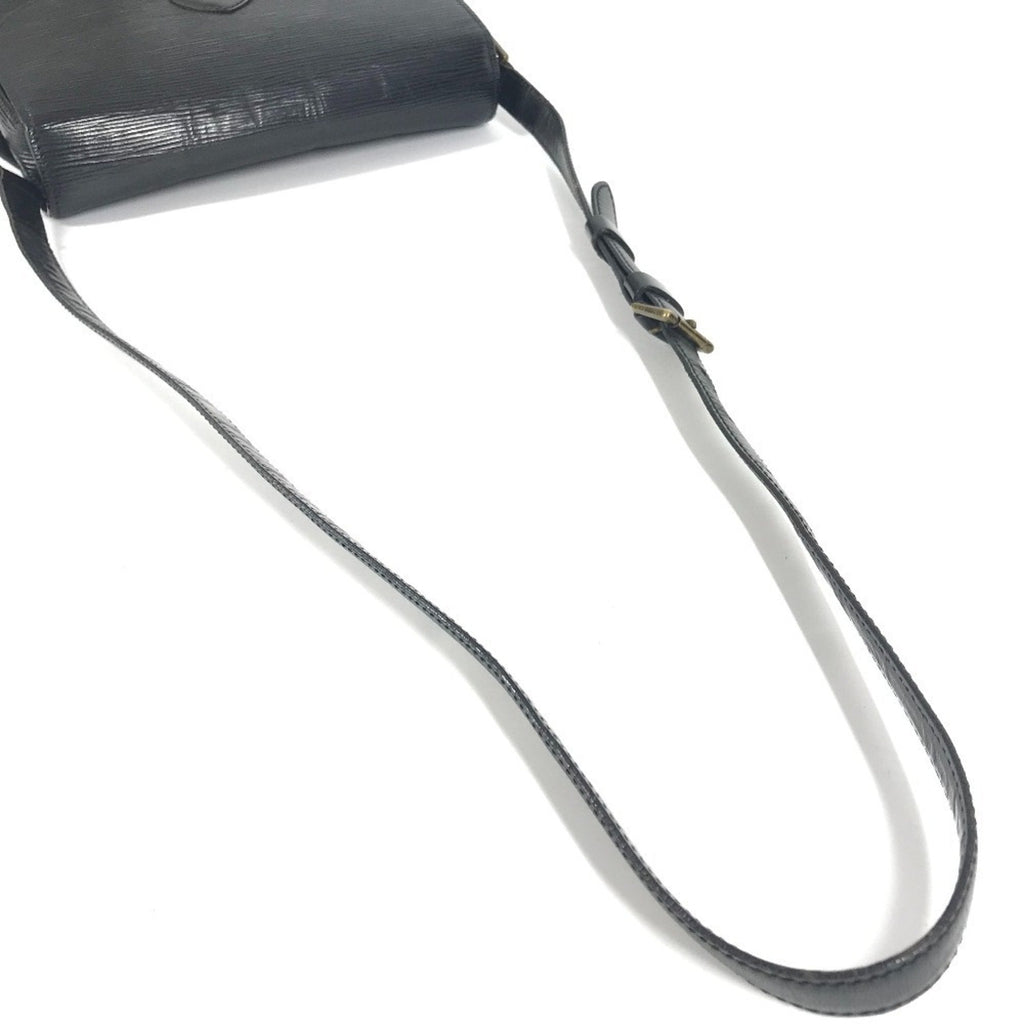 Louis Vuitton Black Noir Epi Leather Shoulder Bag