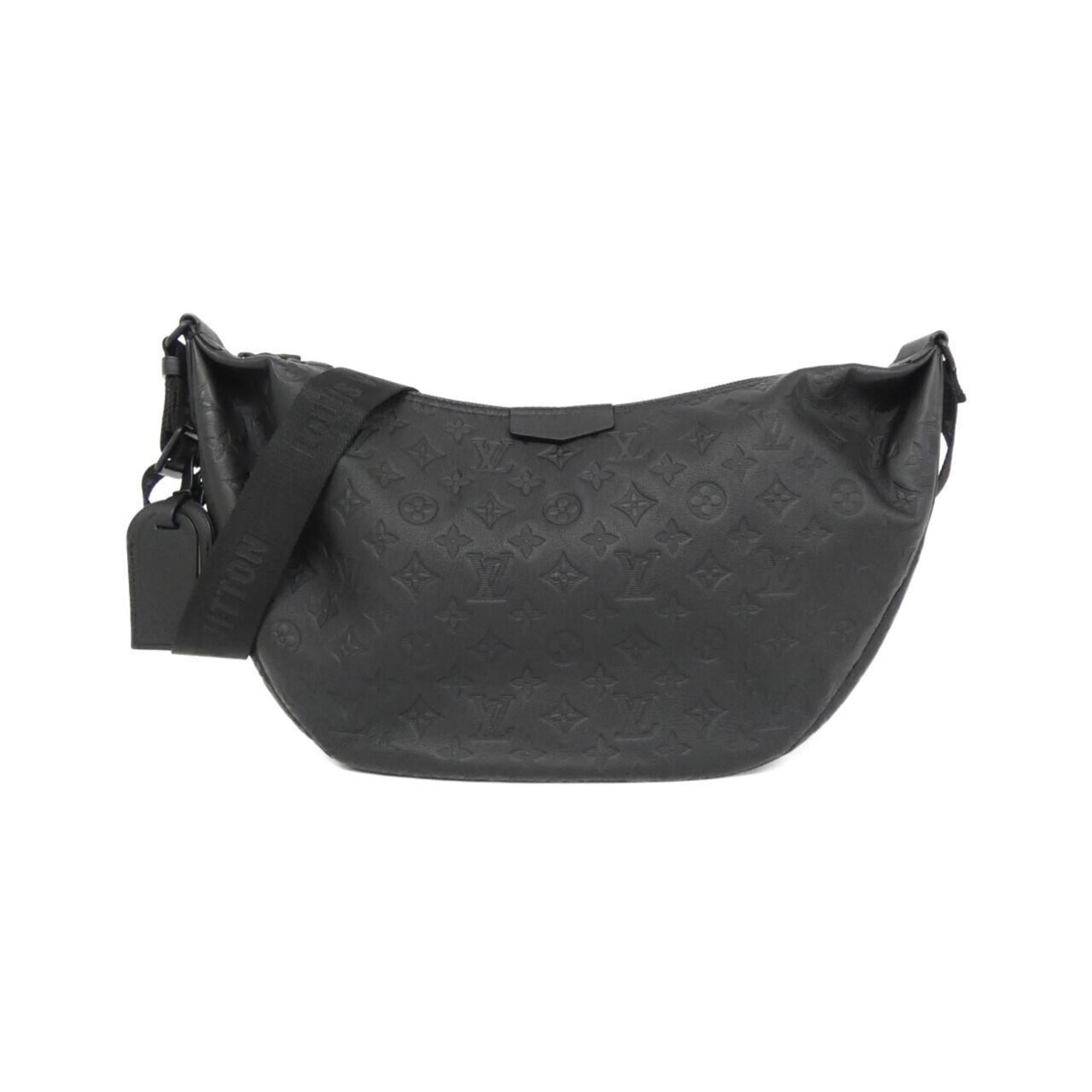 Louis Vuitton Black Leather Shoulder Bag