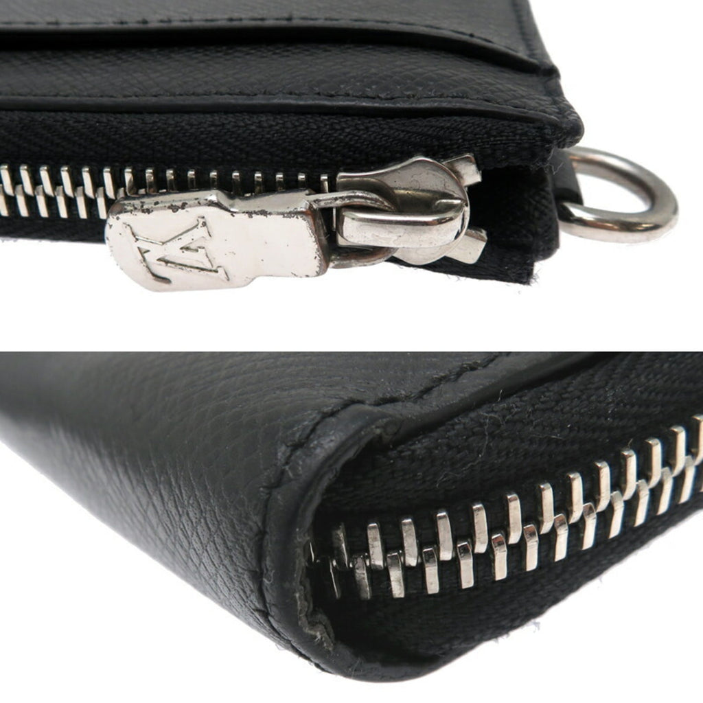 Louis Vuitton Black Taiga Leather Wallet
