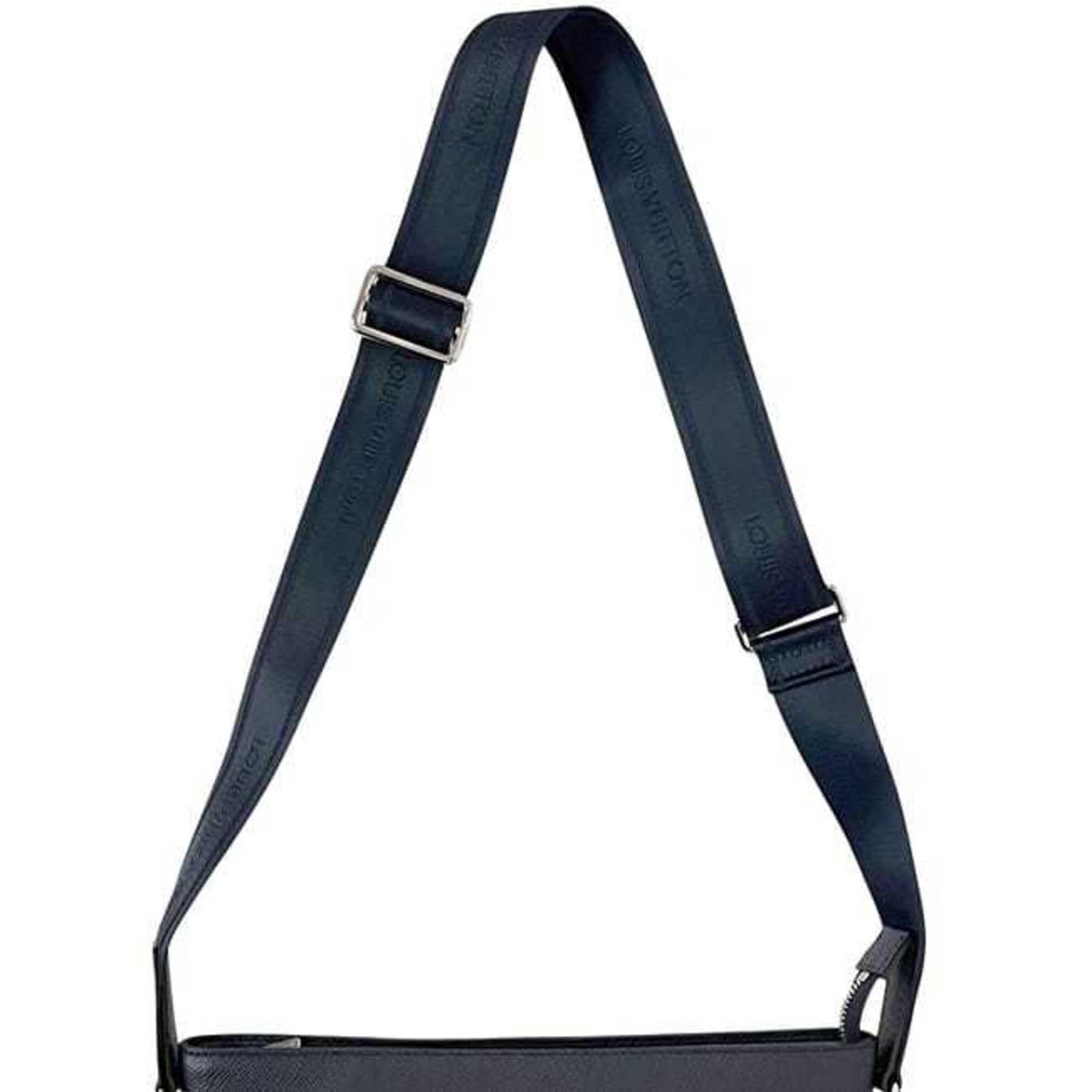 Louis Vuitton Taiga Boreal Navy Taiga Leather Shoulder Bag