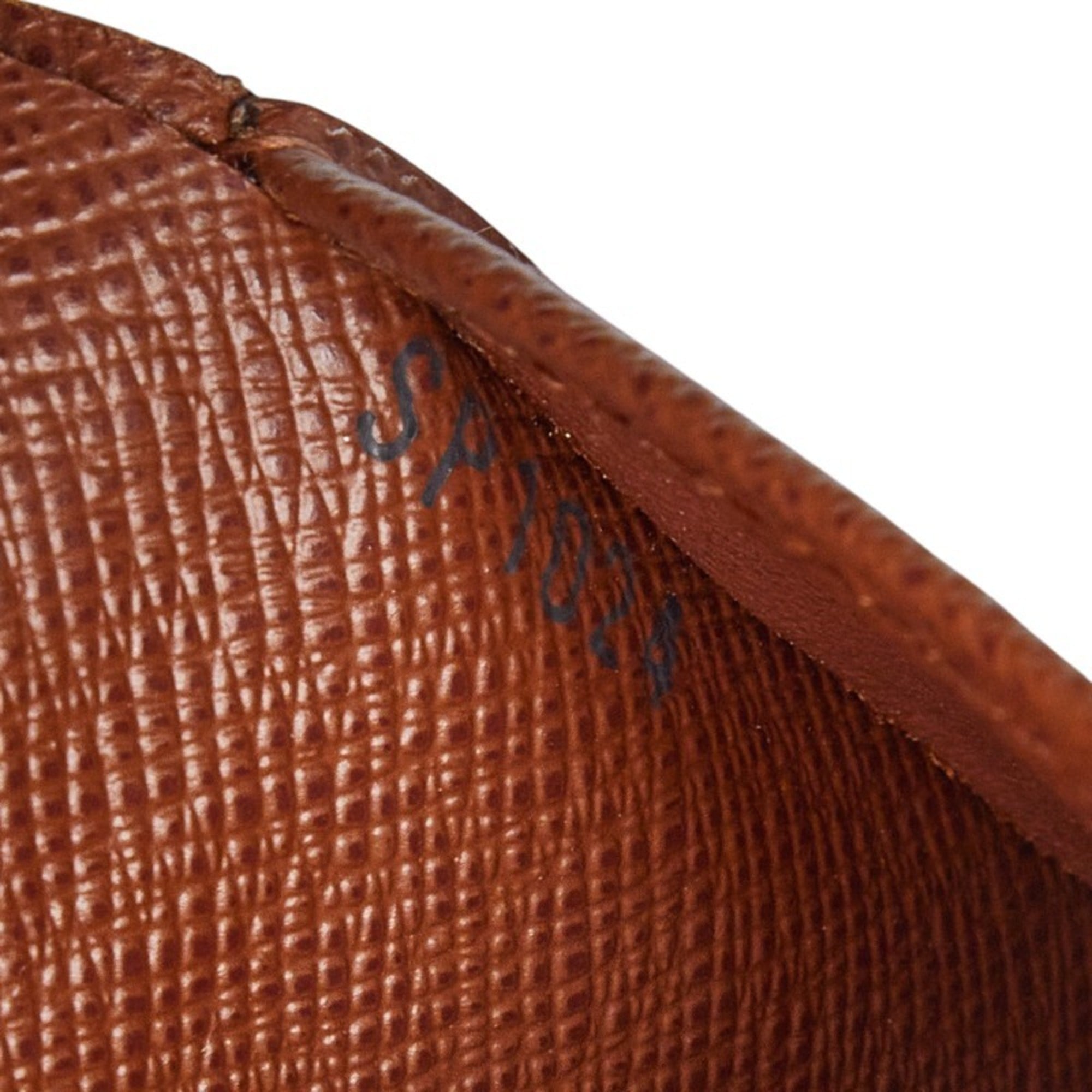 Louis Vuitton Monogram Brown Leather Pvc Wallet