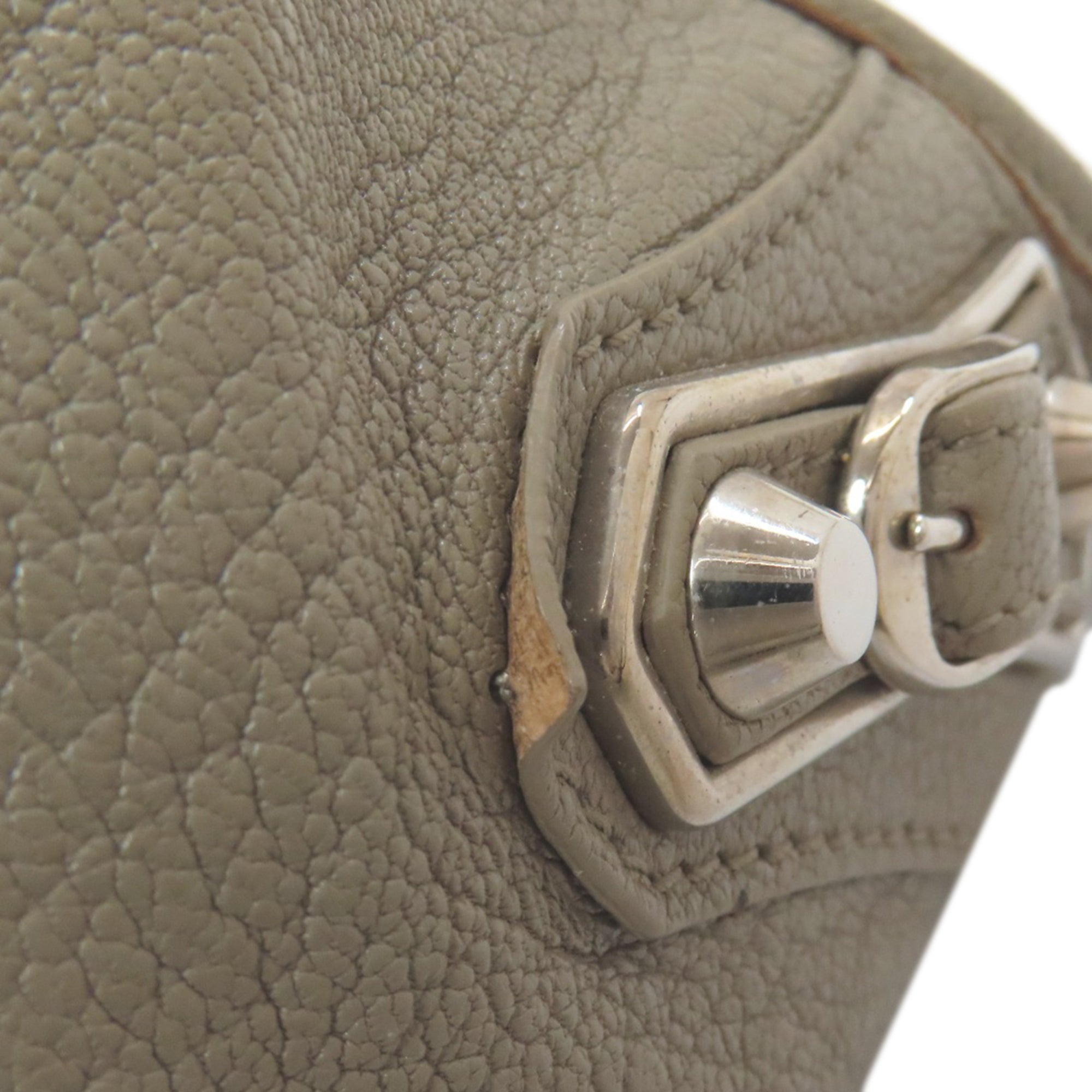 Balenciaga Gray Leather Hand