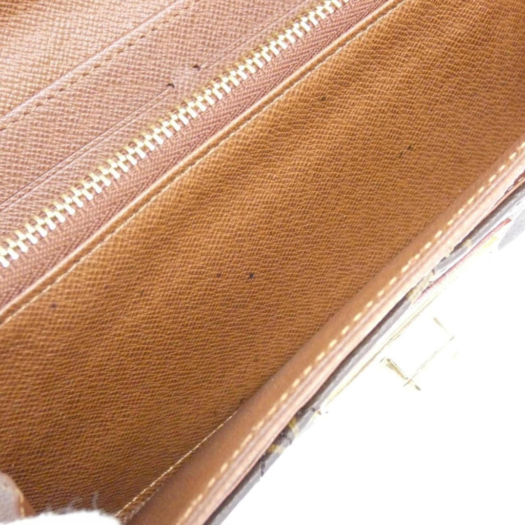 Louis Vuitton Brown Coated Canvas Long Wallet
